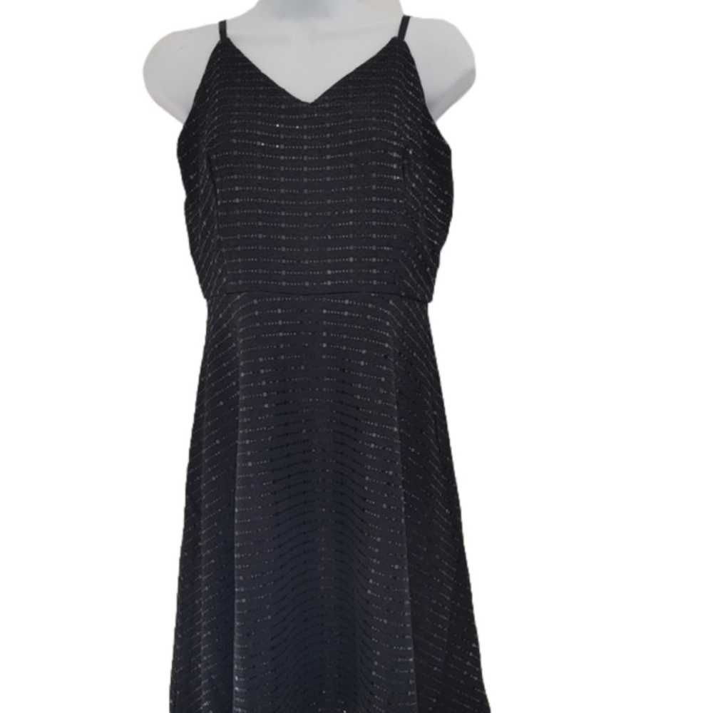 Sparkly black dress